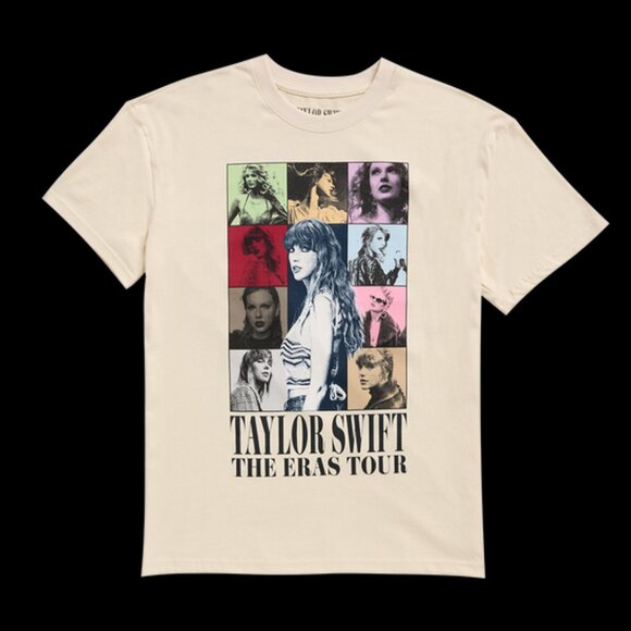 Taylor Swift | The Eras Tour Beige Album 2 lines T-Shirt - Picture 1 of 15
